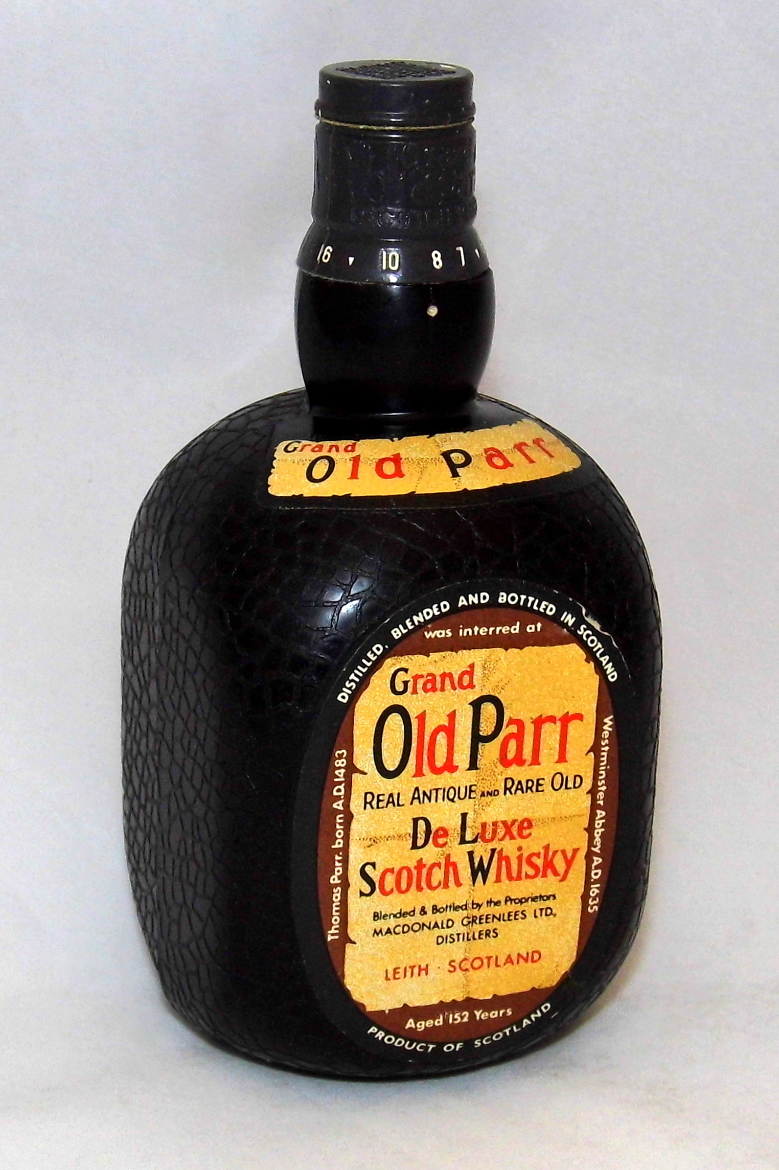 Grand Old Parr Scotch Whisky 1967