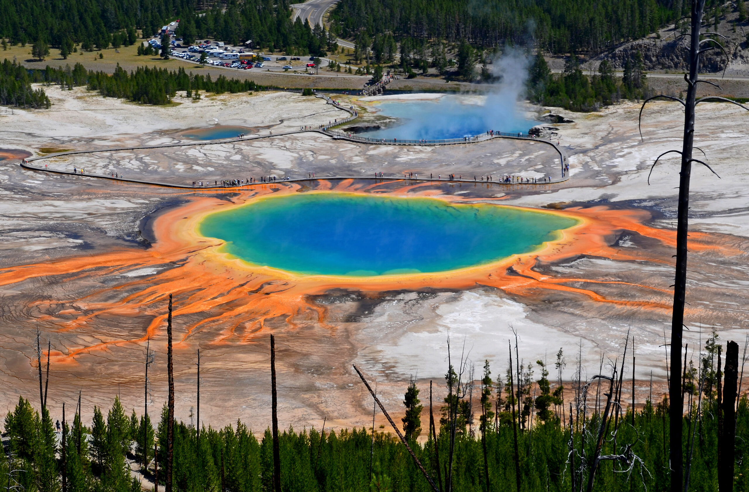 Grand Prismatic Spring, USA (Multicolored Thermal Spring)