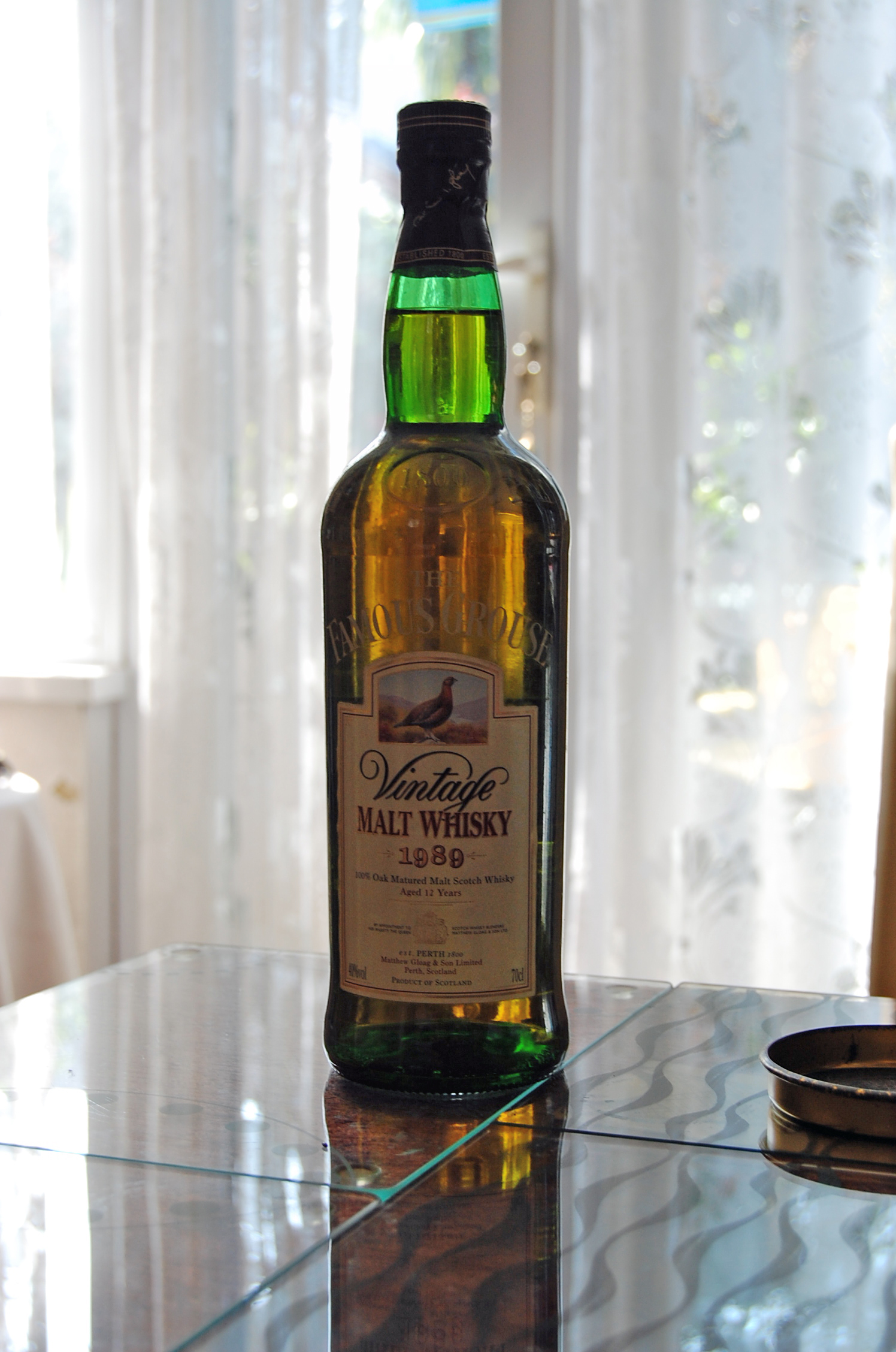 Grouse Vintage Malt Whisky 1989