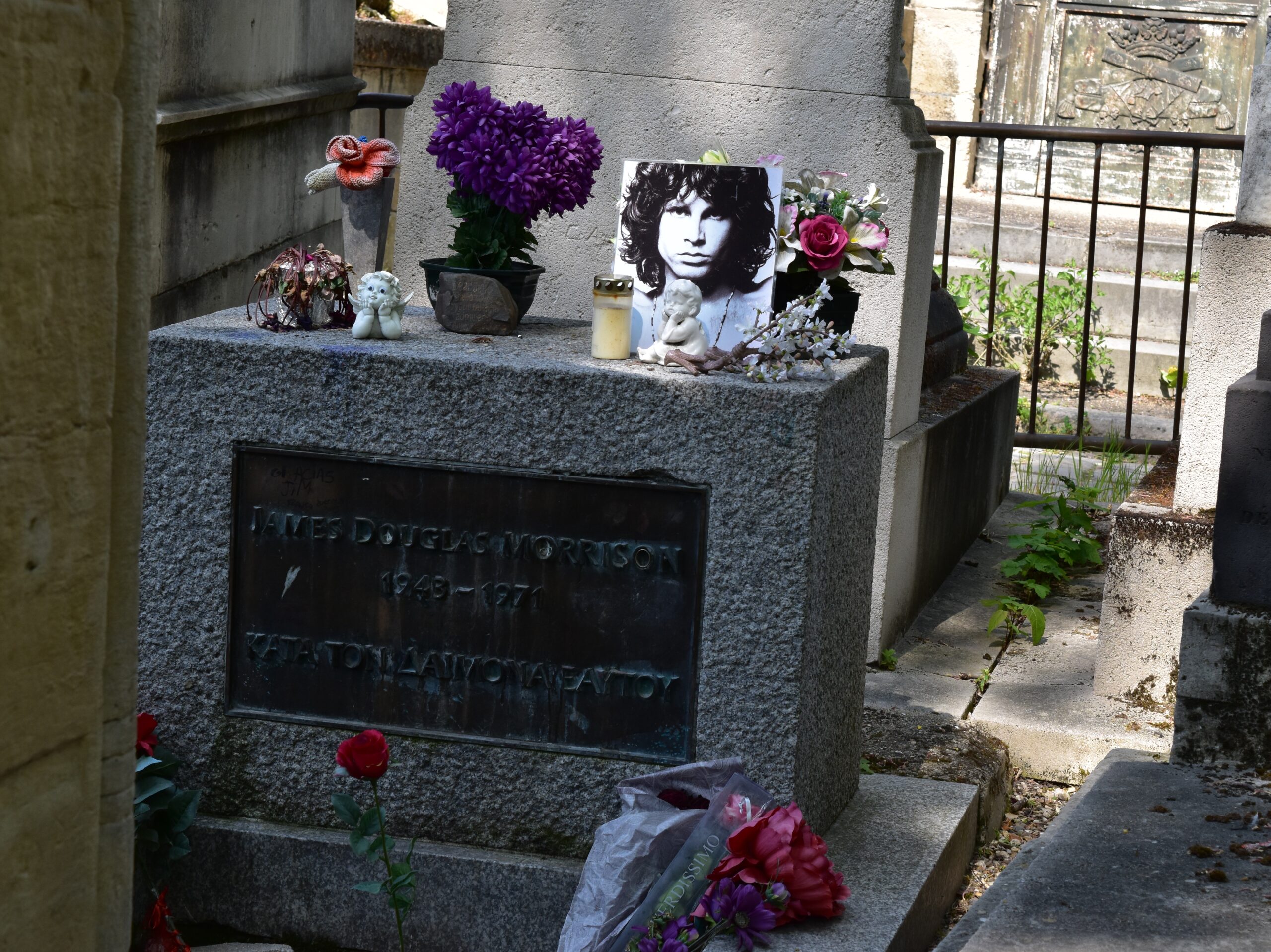 Jim Morrison’s Paris Grave Marker