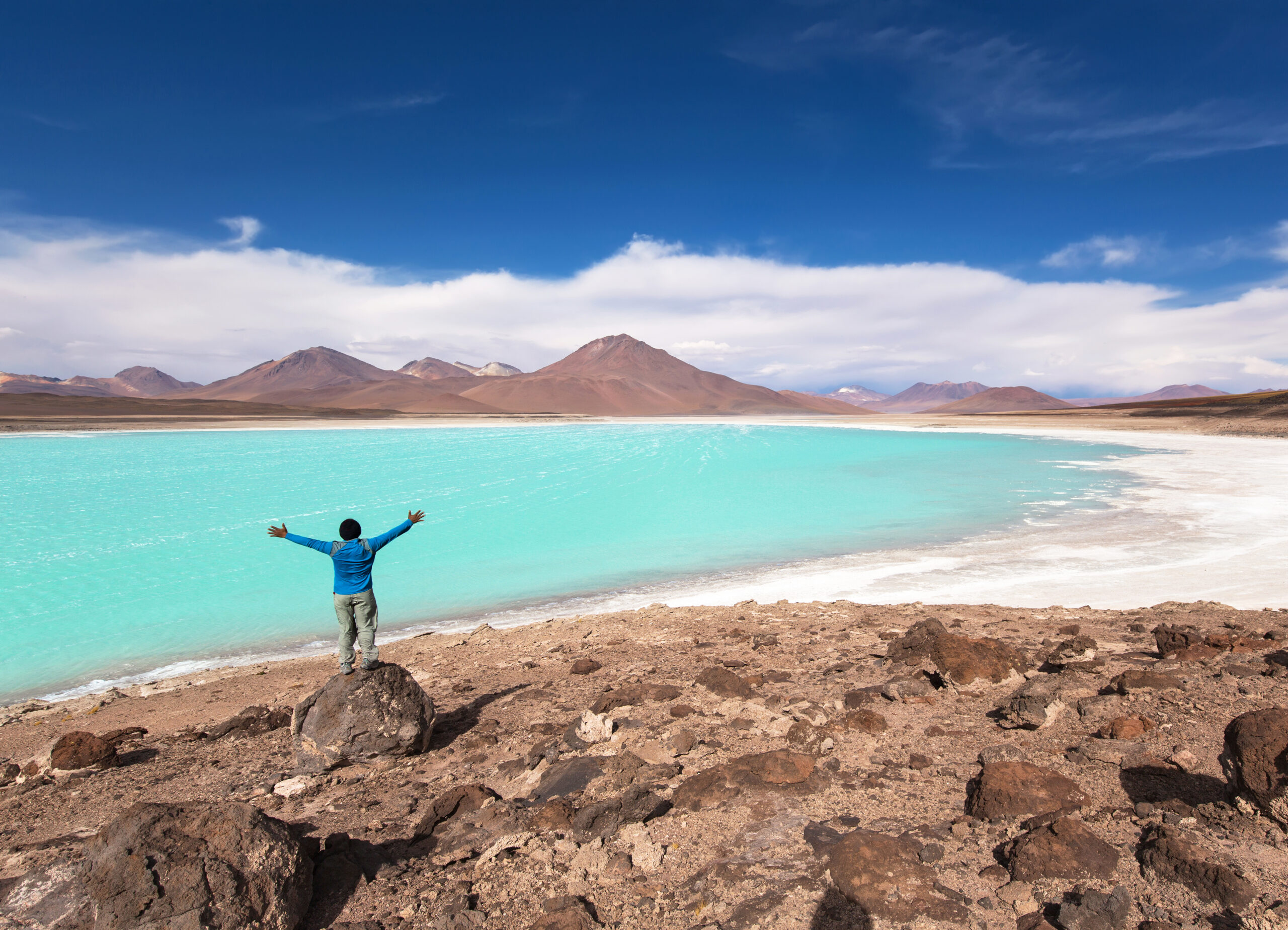 Laguna Verde, Chile (Bright Green Waters)