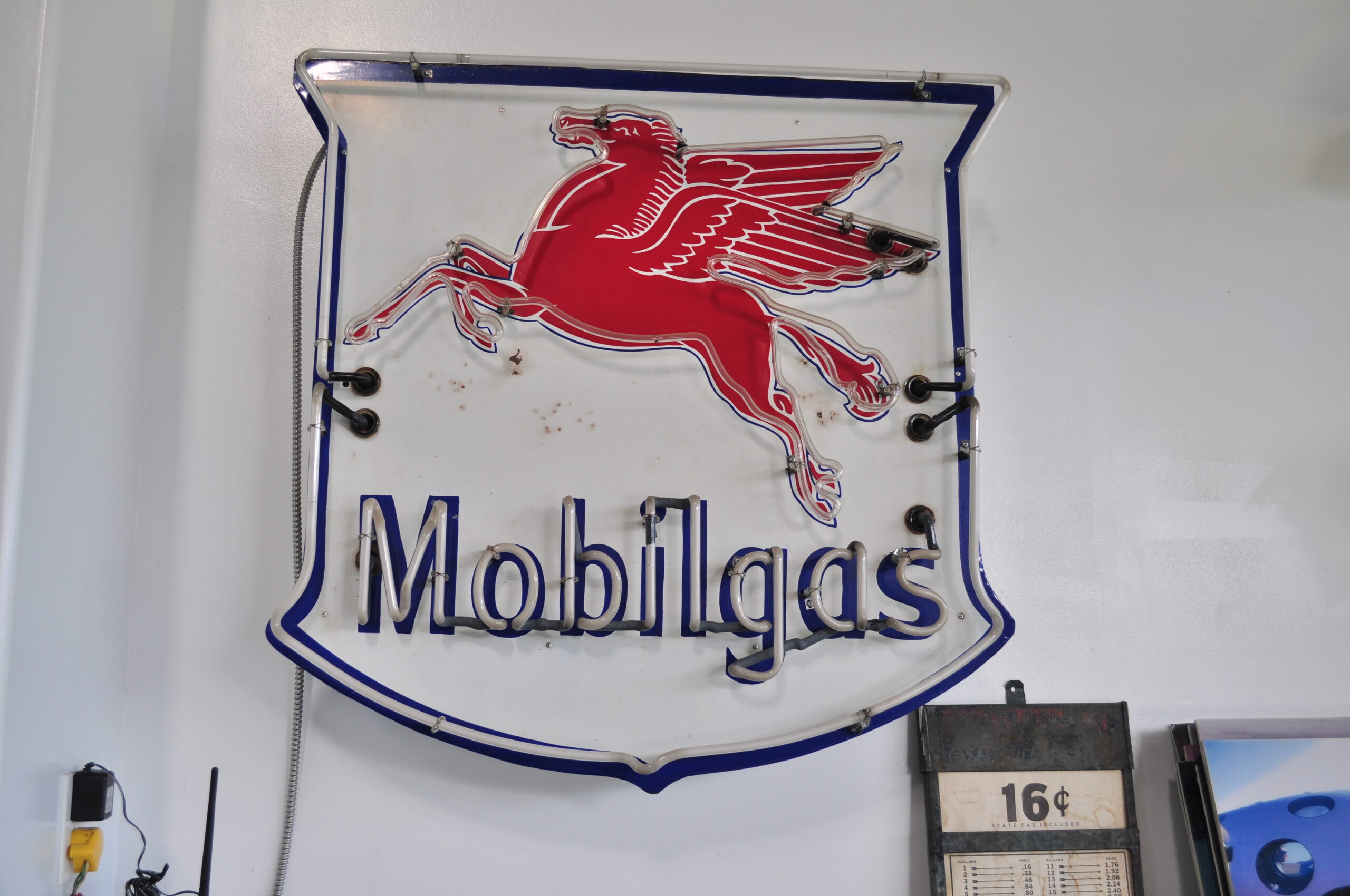 Old Mobil Pegasus Signs