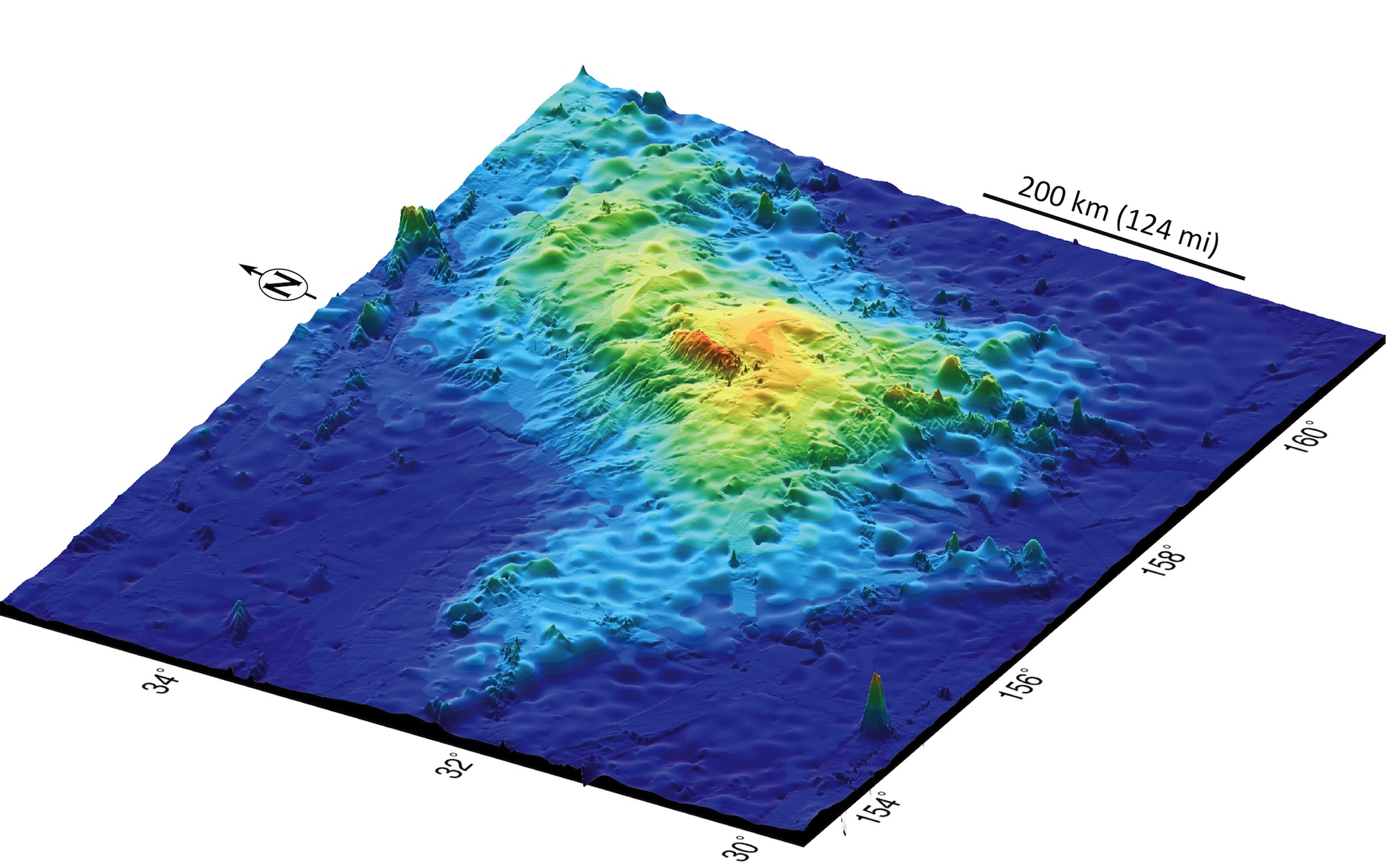 Tamu Massif, Pacific Ocean