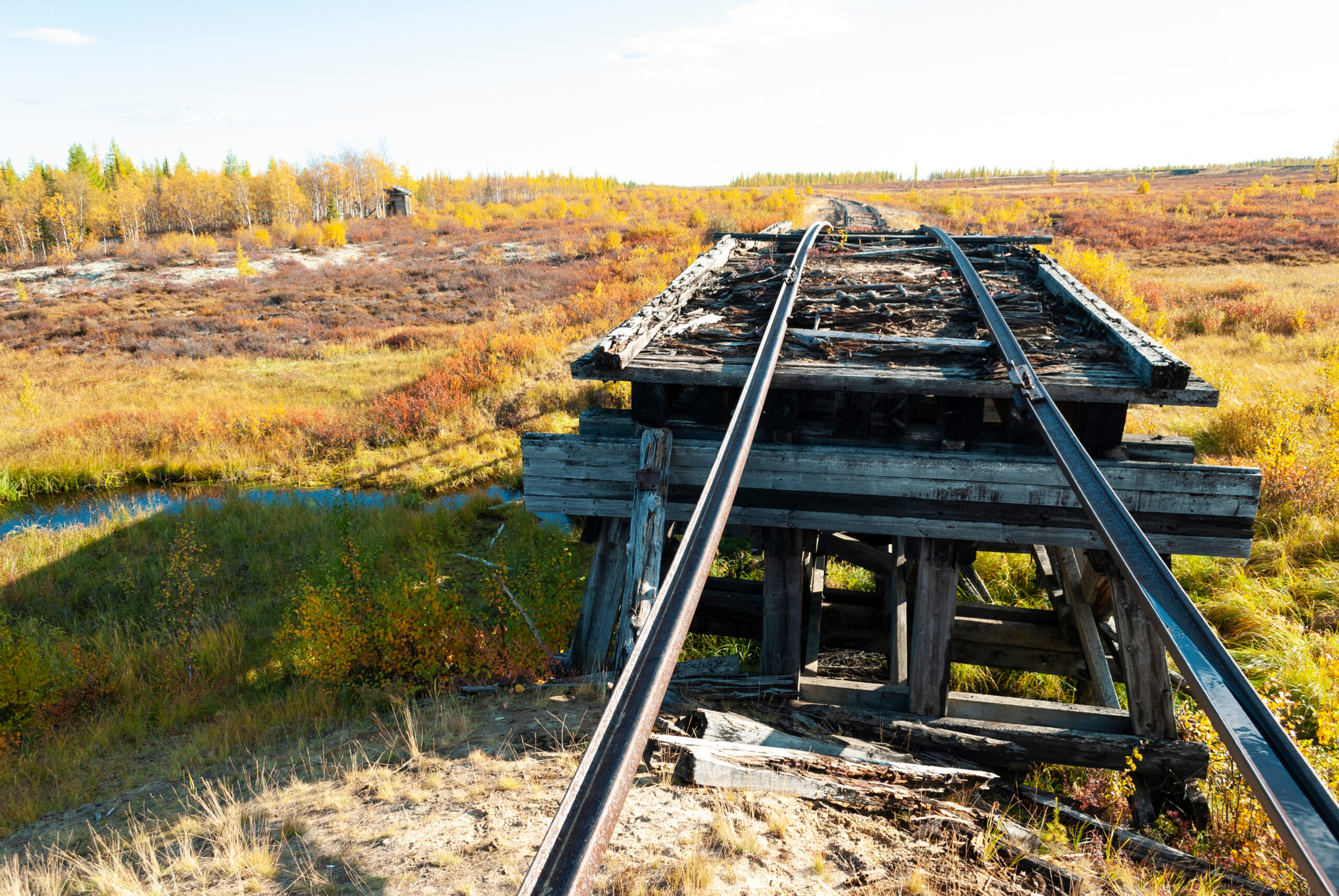 Abandoned Salekhard-Igarka Railway, Russia