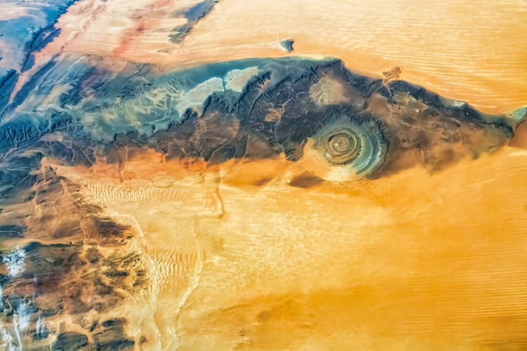 Eye of the Sahara, Mauritania