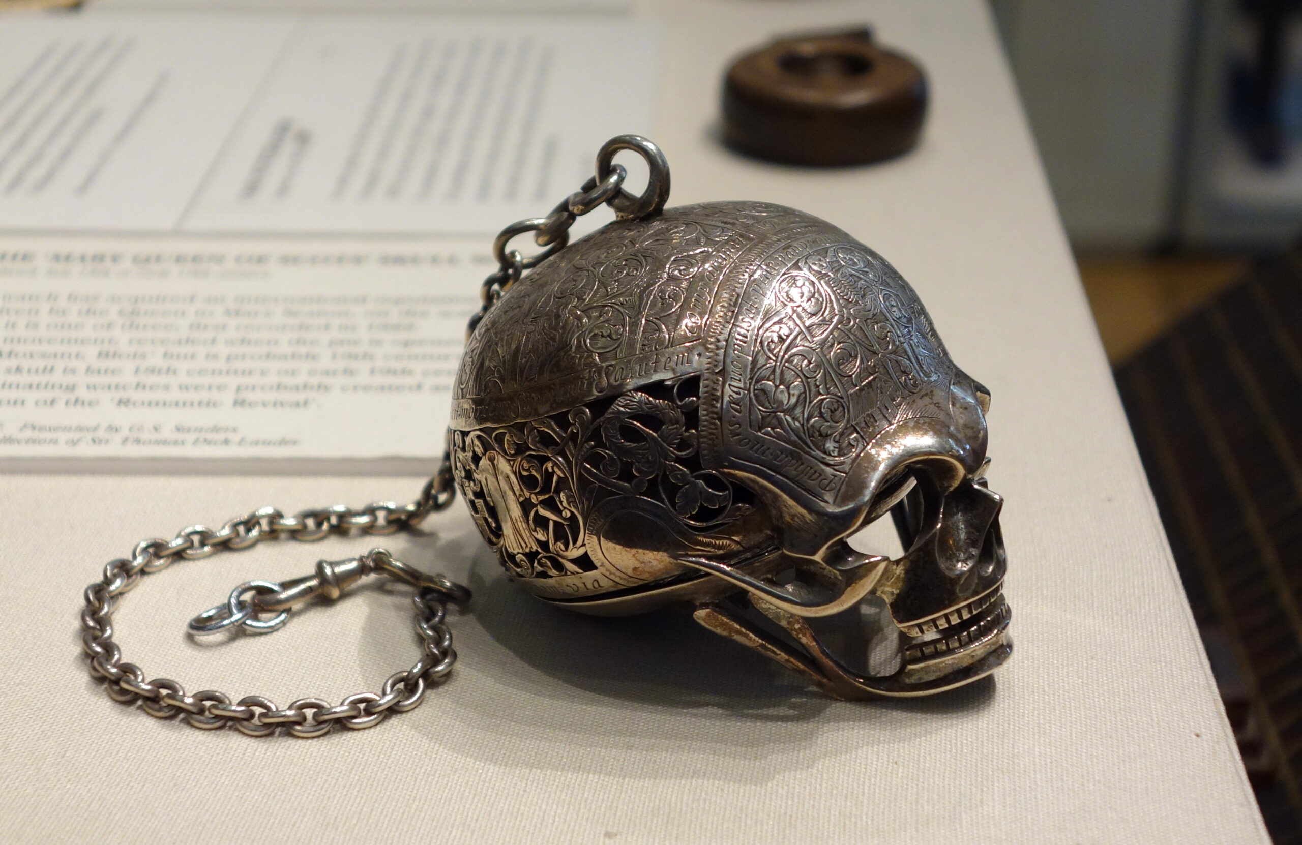 Mary, Queen of Scots Skull Watch (16th Century)