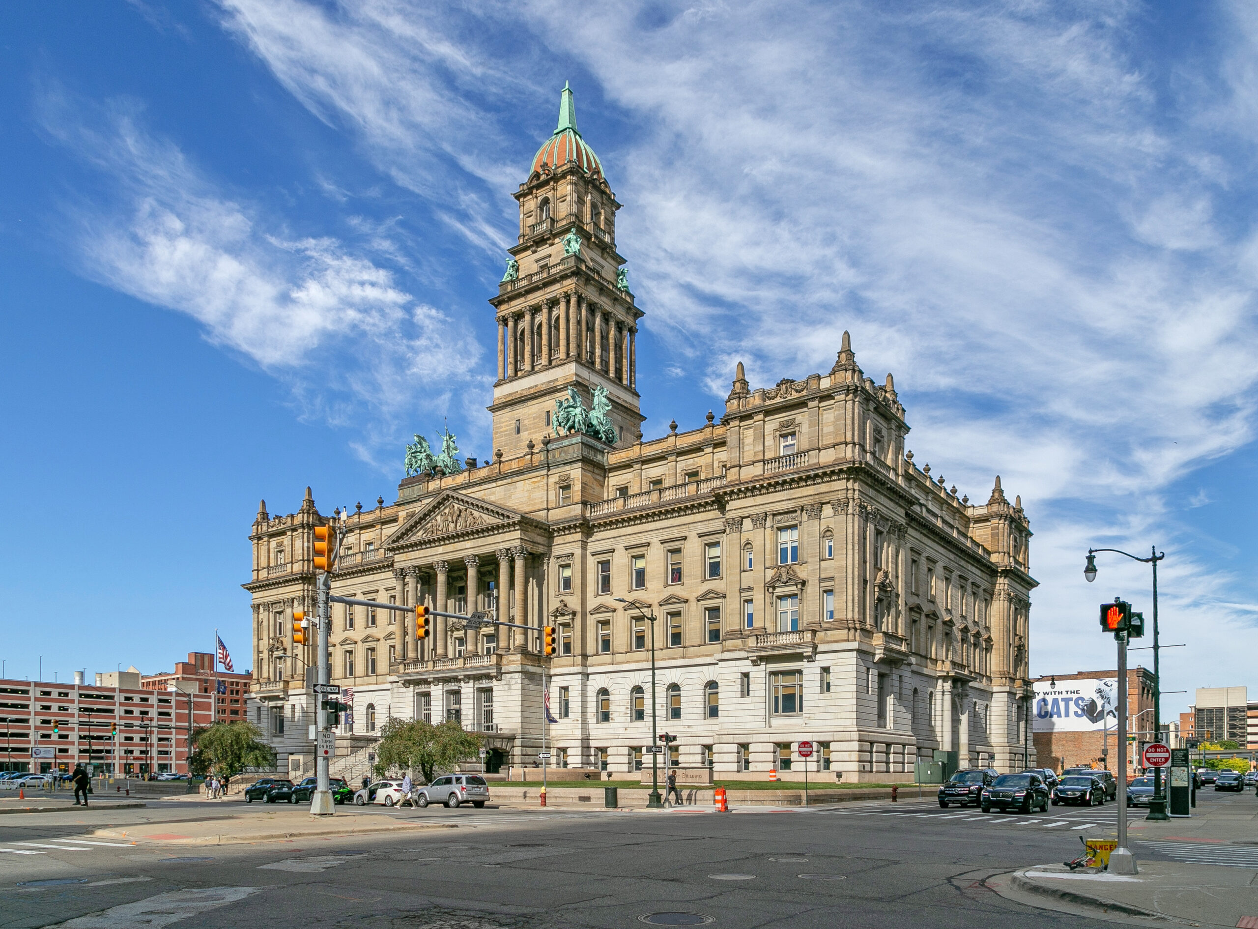 Old City Hall and Courthouse - Detroit, Michigan, USA