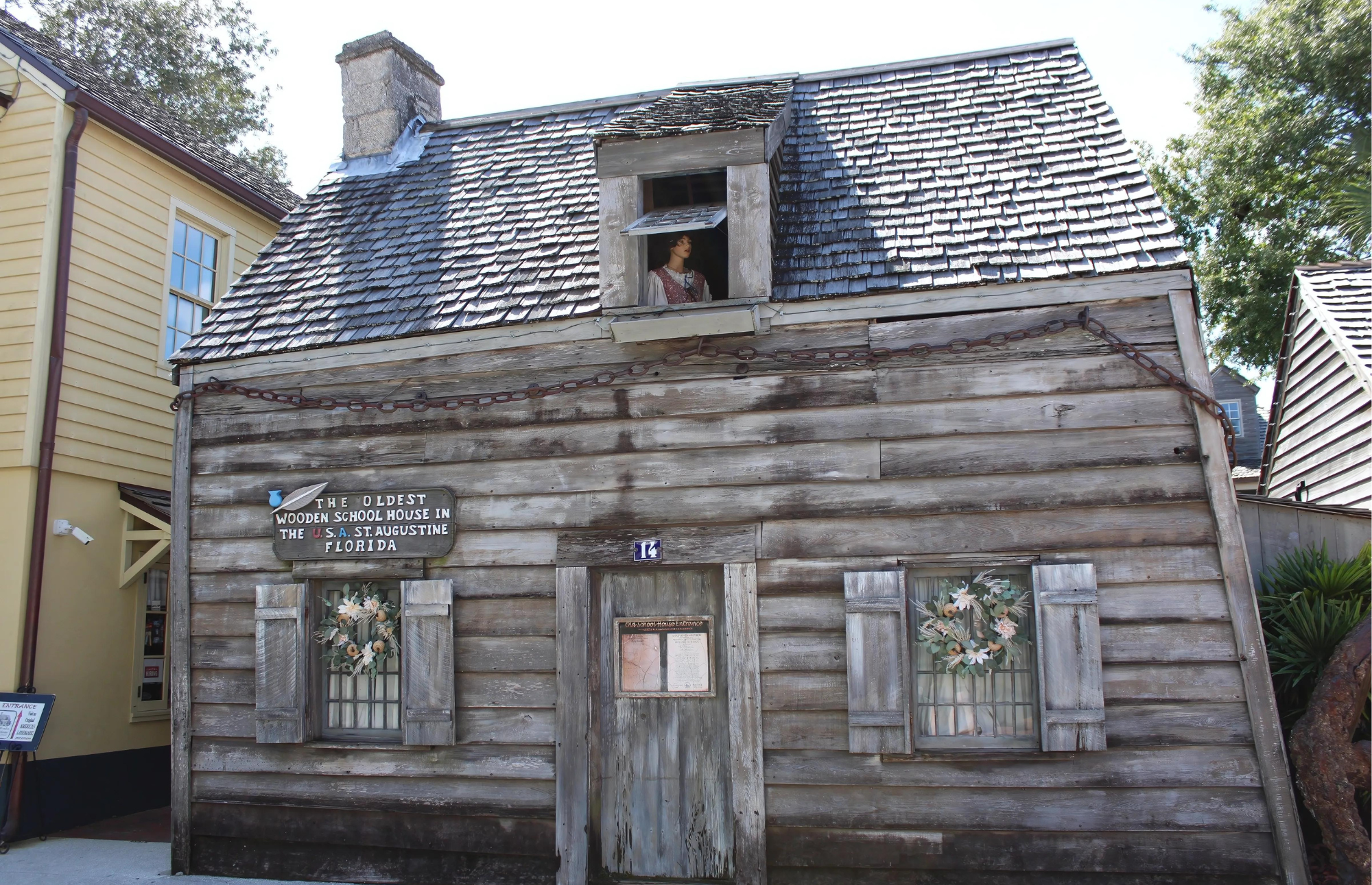 Oldest Wooden Schoolhouse – St. Augustine, Florida, USA