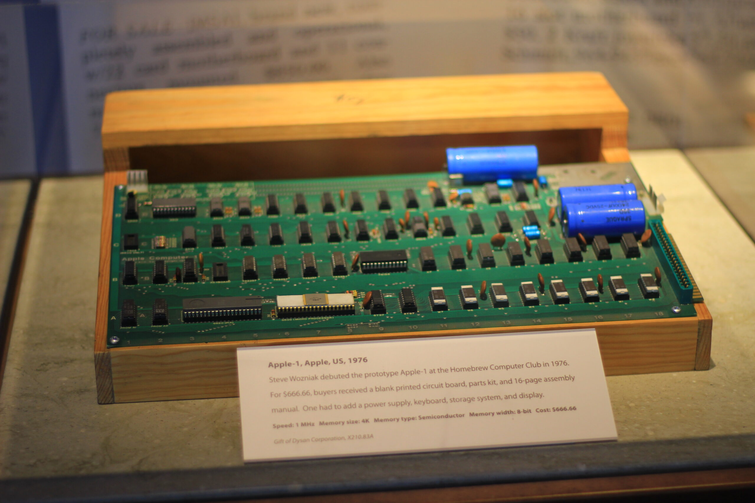 The Apple I Computer Prototype