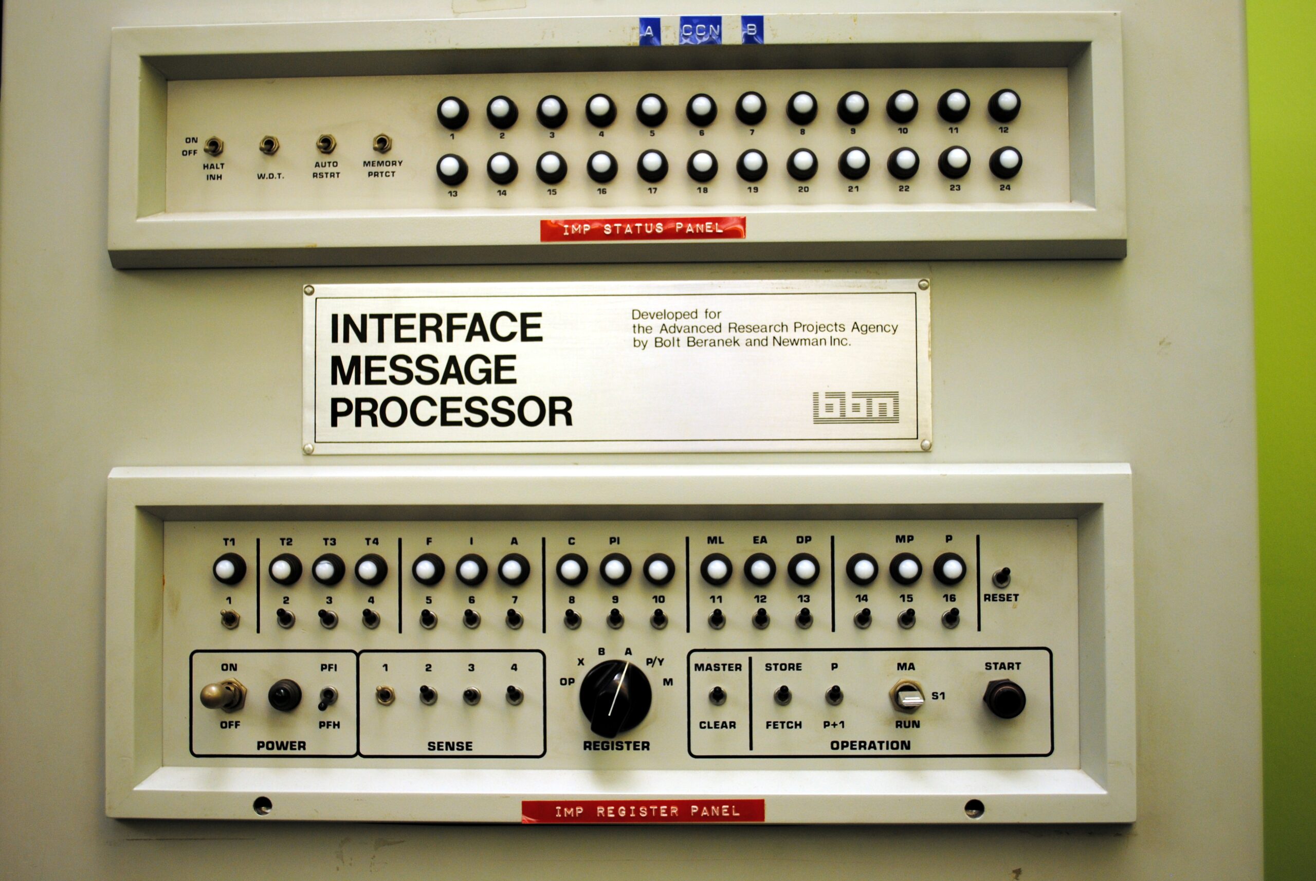 The First ARPANET Interface Message Processor