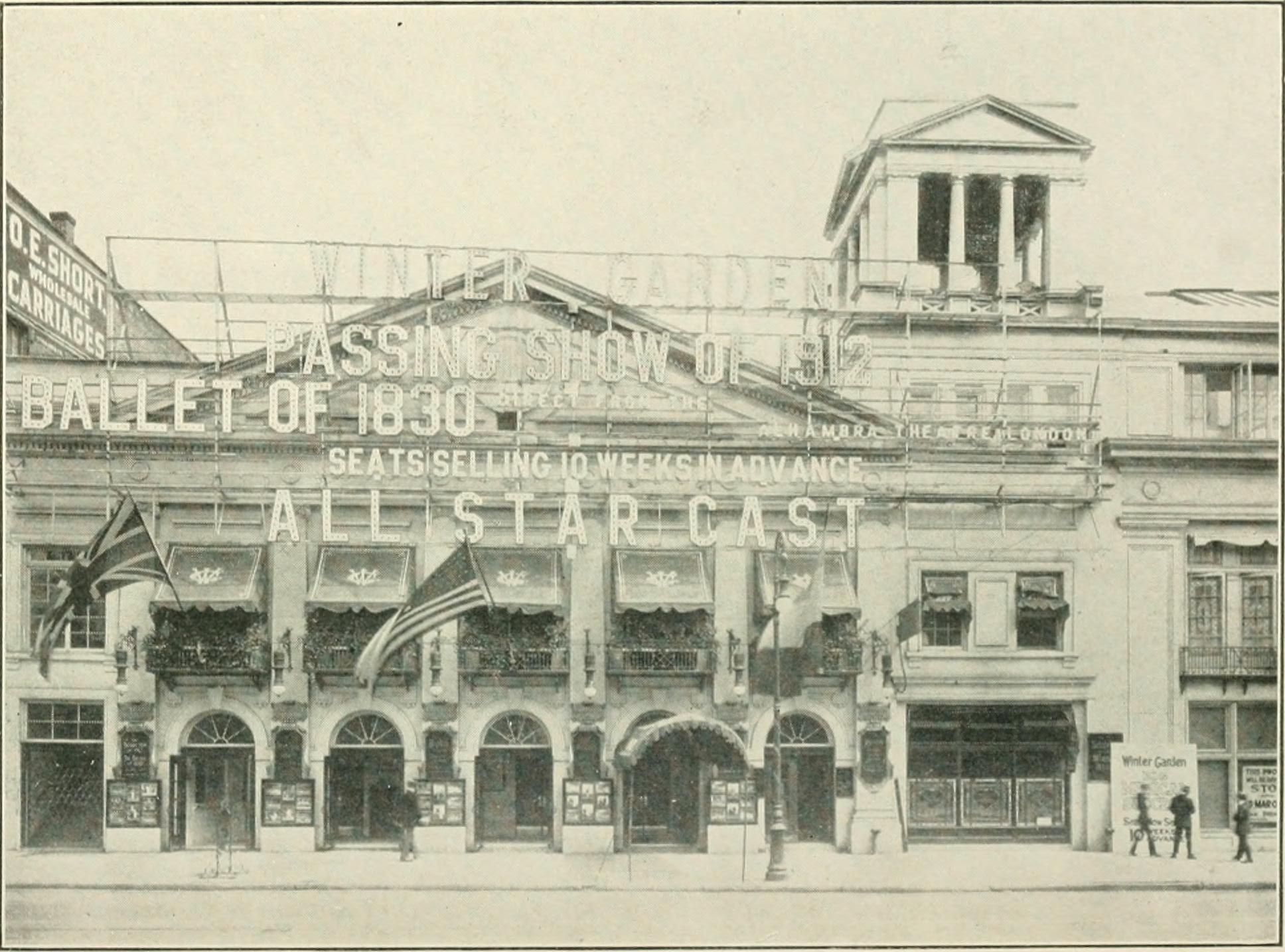 The Winter Garden Theatre (Demolished, New York City, USA)