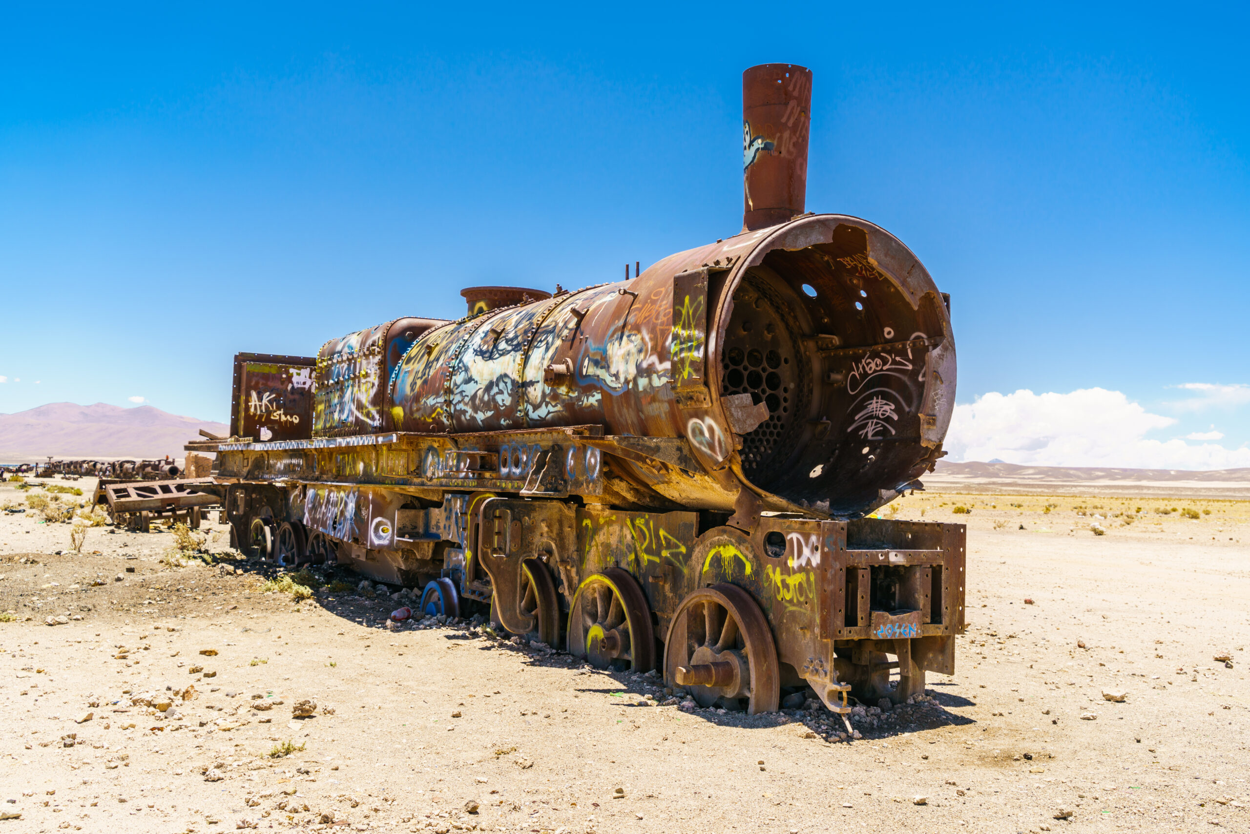 Uyuni Train Graveyard, Bolivia